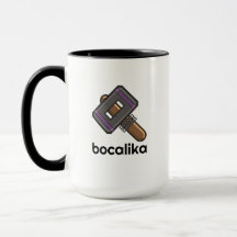 Aangepaste Pixel Hammer Logo Mok – Bewerkbare teks