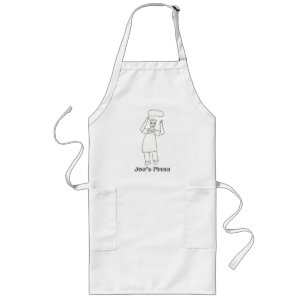 Aangepaste Pizza Chef Aprons Lang Schort