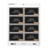 Aangepaste Pizza Product Label Zakelijk Label (Full Sheet)