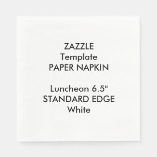 Aangepaste Plain Edge Luncheon Papier Servet Sjabl