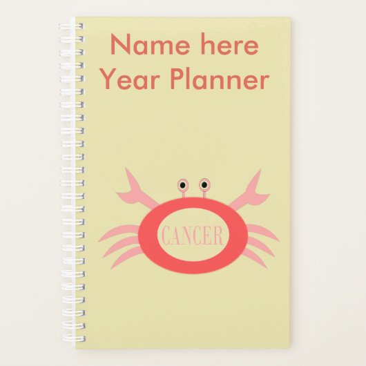 Aangepaste plank voor kankersterren planner (Voorkant)