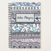 Aangepaste planner Aangepaste naam Blauwe Planner (Voorkant)