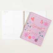 Aangepaste planner Aangepaste naam roze planner (Display)