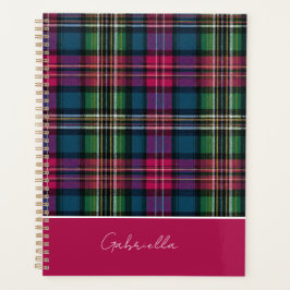 Aangepaste Planner Gingham Patroon Stijl