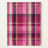 Aangepaste Planner Gingham Patroon Stijl (Achterkant)