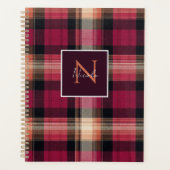 Aangepaste Planner Gingham Patroon Stijl (Voorkant)