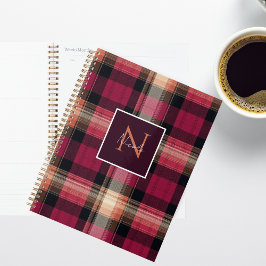 Aangepaste Planner Gingham Patroon Stijl