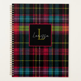 Aangepaste Planner Gingham Patroon Stijl