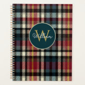 Aangepaste Planner Gingham Patroon Stijl (Voorkant)
