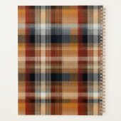 Aangepaste planner met Gingham-patroonstijl (Achterkant)