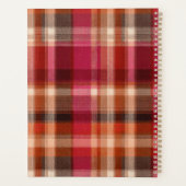Aangepaste planner met Gingham-patroonstijl (Achterkant)