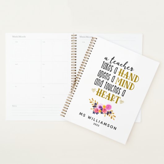 Aangepaste planner voor leerlingenwaardering Typog (Display)