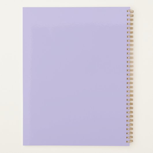 Aangepaste planner voor projectmanager bij Funny (Achterkant)