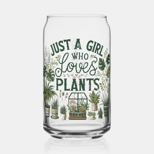 Aangepaste Plant Lover Drinkware Set Blikvorm Glas