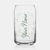 Aangepaste Plant Lover Drinkware Set Blikvorm Glas (Achterkant)