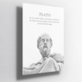 Aangepaste Plato inspirerend offerte Poster