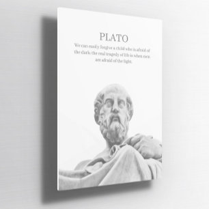 Aangepaste Plato inspirerend offerte Poster