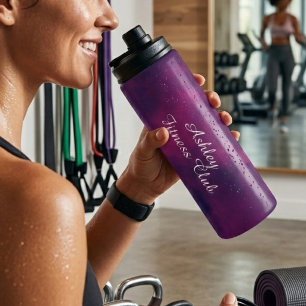 Aangepaste Plum Noir Fitness gepersonaliseerd Thermosbeker