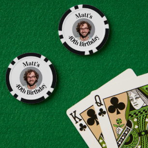 Aangepaste Poker Chips Verjaardagsgunst