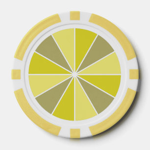 Aangepaste pokerchips voor kleurenwiel