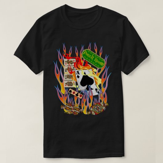 Aangepaste pokerruimte t-shirt (Design voorkant)