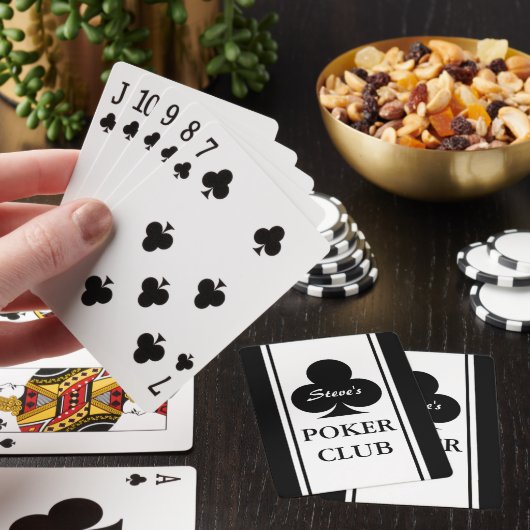 Aangepaste pokerspeelkaarten met een ontwerp voor pokerkaarten (Insitu)