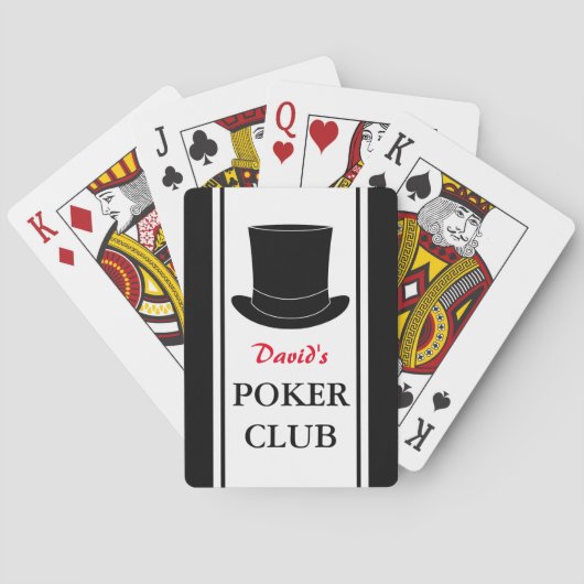 Aangepaste pokerspeelkaarten voor heren pokerkaarten (Achterkant)
