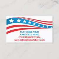 Aangepaste politieke campagne 2024 Amerikaanse vla