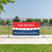 Aangepaste politieke campagne spandoek (Insitu)