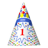 Aangepaste Polka Dot Colorful Birthday