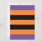 Aangepaste pomkin Halloween party Invitation Kaart (Achterkant)