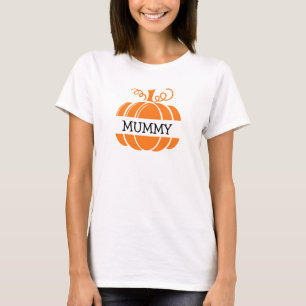 Aangepaste pompoen, overeenkomende familie Hallowe T-shirt