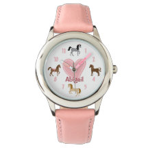 Aangepaste pony's en roze hartritme