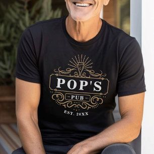 Aangepaste Pop Pub Home Bar Jaar ingesteld T-shirt