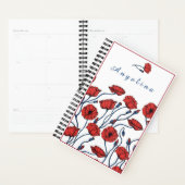 Aangepaste popy Flower Bouquet Planner (Display)