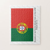 Aangepaste Portugese vlag Legpuzzel (Verticaal)