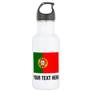 Aangepaste Portugese waterflessen met vlag Waterfles