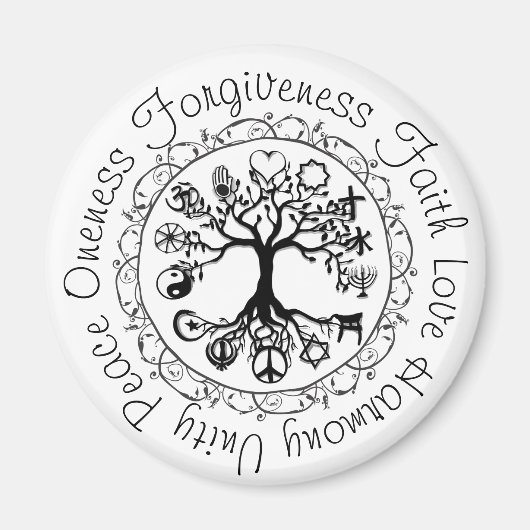 Aangepaste positieve woorden magneet (Voorkant)