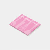 Aangepaste post-it noten met keukenkookgerei post-it® notes (Schuin)