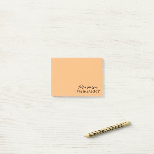 Aangepaste Post-it® notes in aangepaste kleuren (Op bureau)