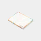 Aangepaste Post-it Notes met bewerkbare tekst (Schuin)
