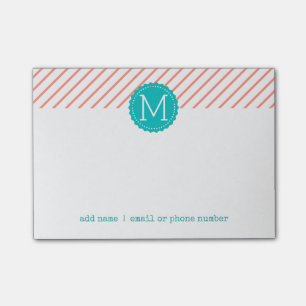 Aangepaste Post-it® notes Monogrammen