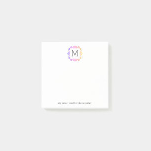 Aangepaste Post-it® notes Monogrammen