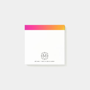Aangepaste Post-it® notes Monogrammen