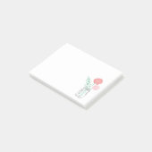 Aangepaste Post-it notities | Botanische Mason Jar Post-it® Notes (Schuin)