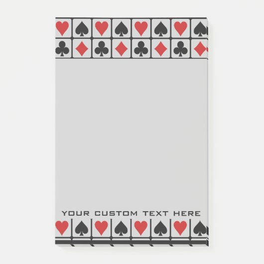 Aangepaste Post-it-notities voor kaartspeler Post-it® Notes (Voorkant)