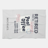 Aangepaste postboontroeping Mailman Theedoek (Horizontaal)