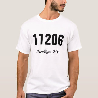 Aangepaste postcode Plaats en staat T-shirt