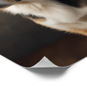 Aangepaste poster met huisdierportret (Hoek)