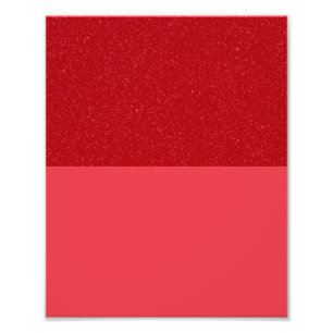 Aangepaste Poster: Ruis & Matte Tomaat Rood Blokke Foto Afdruk